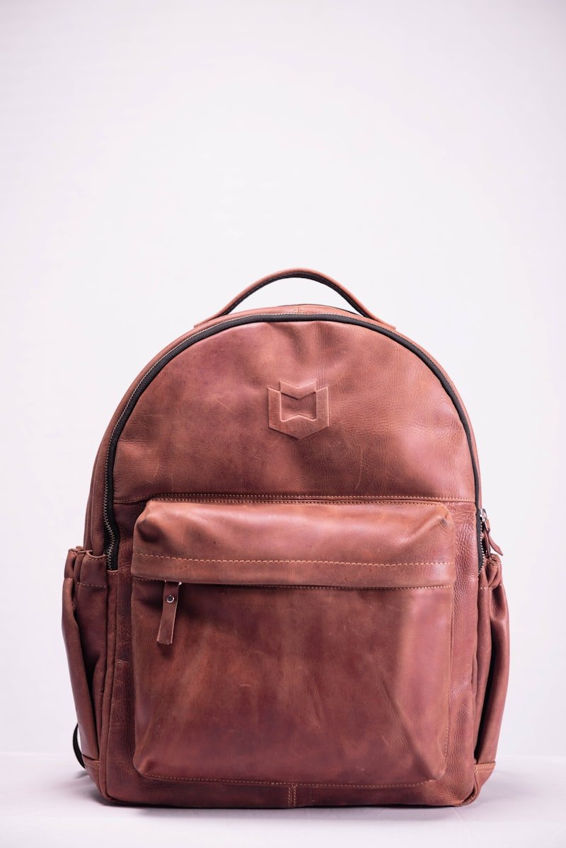 Leather Travel Backpack